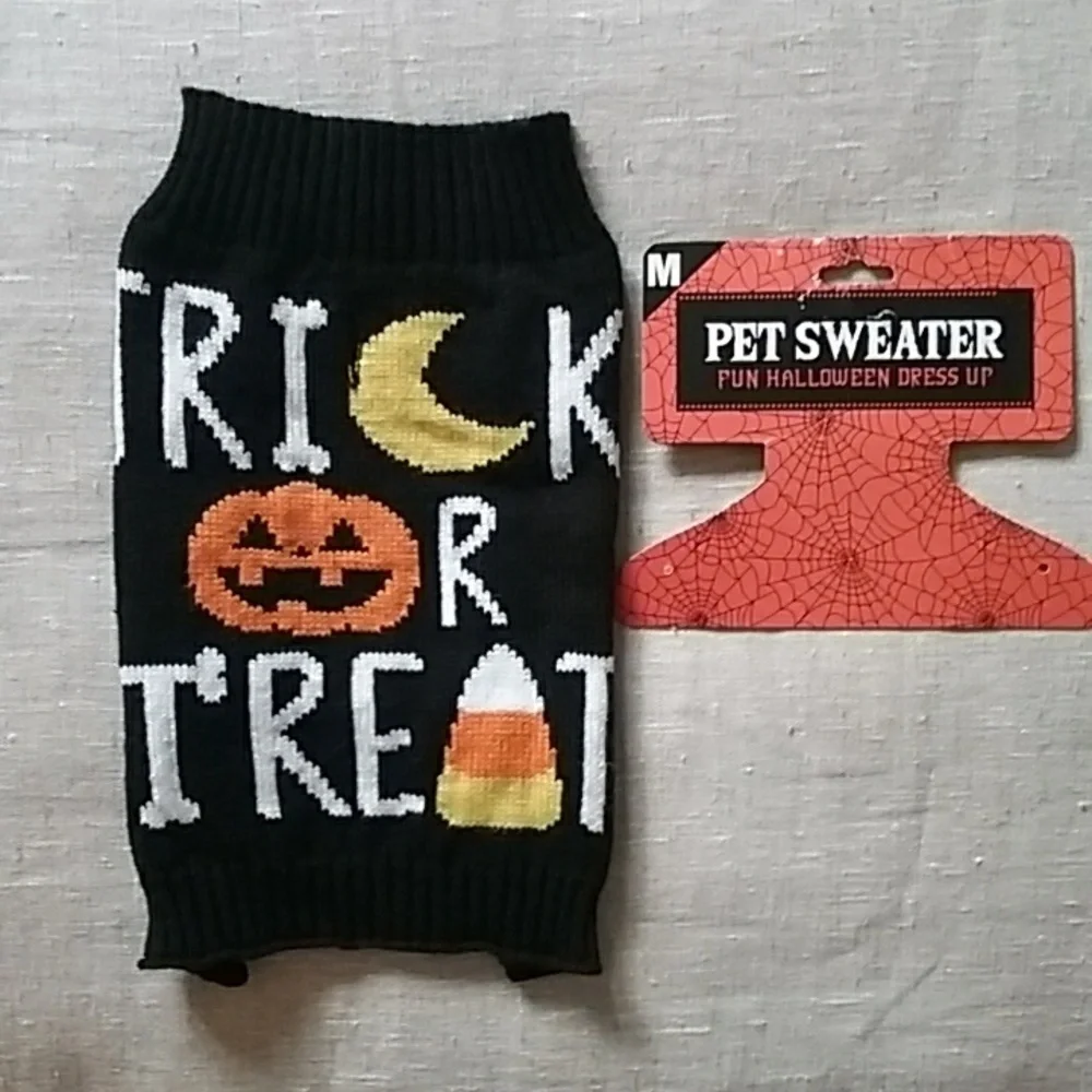 (2) SET: HALLOWEEN PET SWEATER